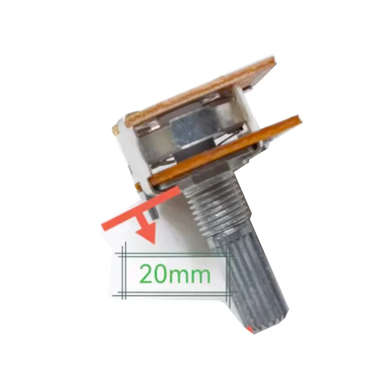 1 pz nuovo TW WH148 20mm 50 kbx2 100 kbx2 doppio collegamento 8pin potenziometro lineare Pot giunto singolo per Arduino B50K B100K