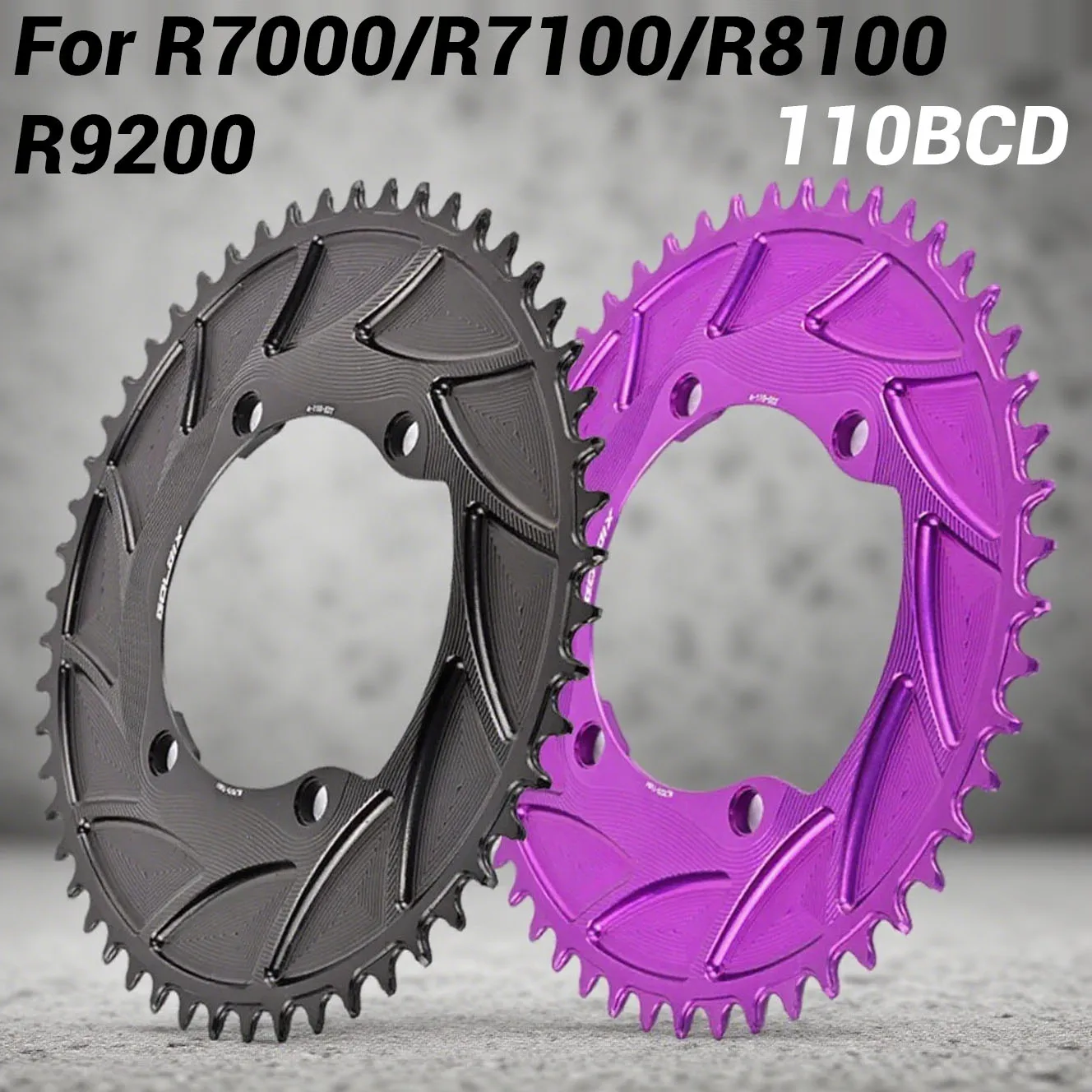 

Звездочка 110bcd, 4 болта для Shimano R7000 R7100 R8100 R9200, смещение 3 мм, 110 Bcd Aero 46t 48t 50t 52t 54t 56t, узкая широкая звездочка