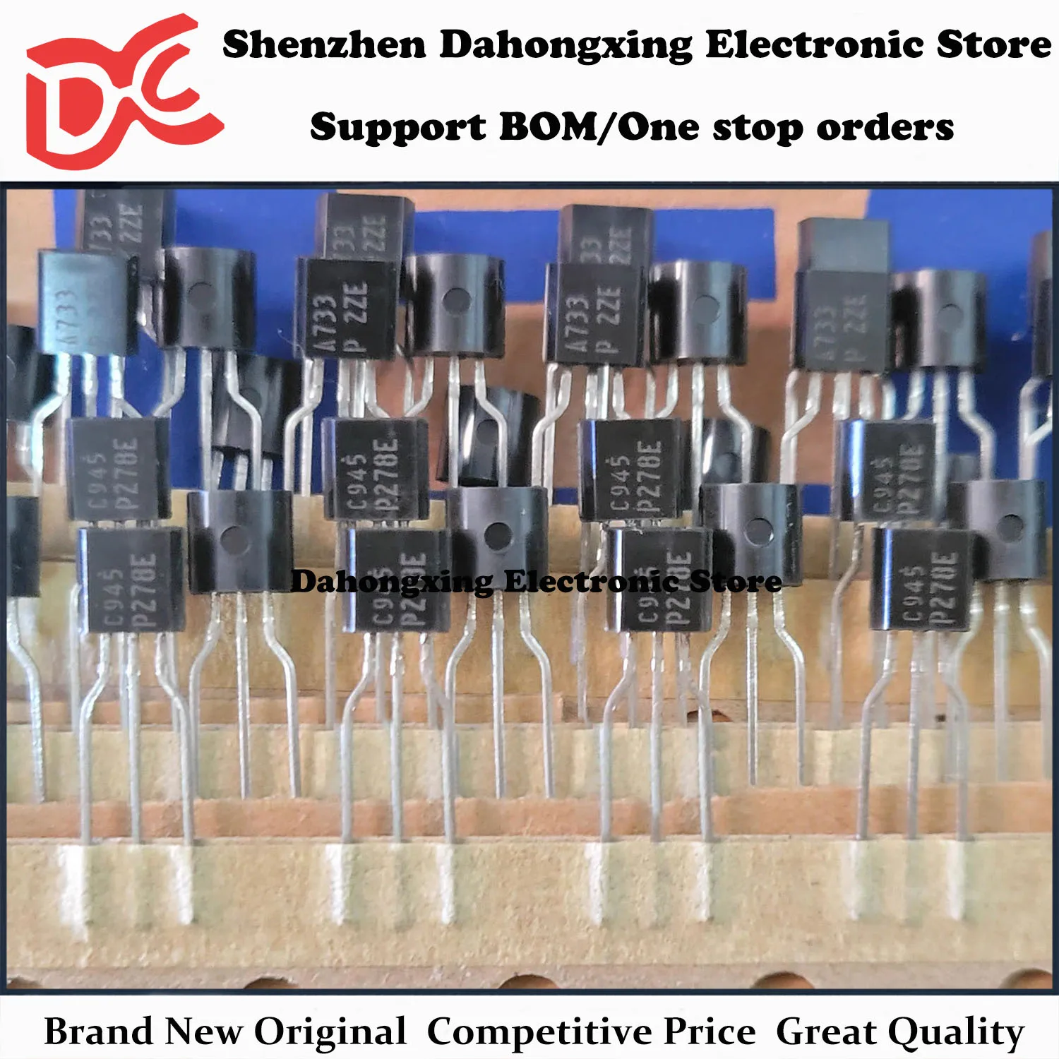 New Original 20Pairs 2SA733 A773 + 2SC945 C945 TO-92 Audio Amplifier Transistor Great Quality