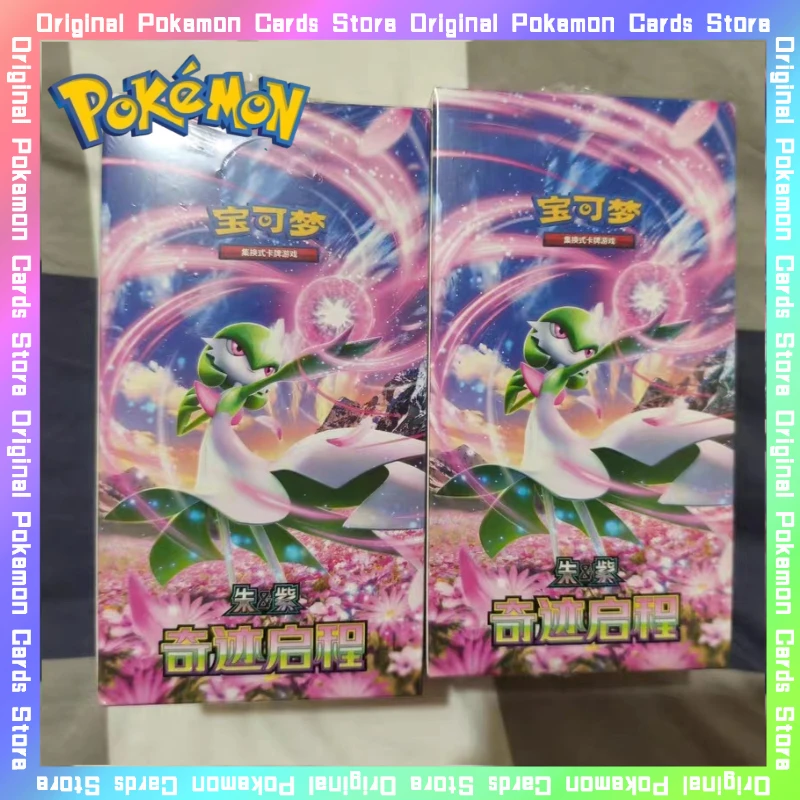 

100%Original Pokemon 10.0 Scarlet&Violet Trading Anime Cards Game PTCG Simplified Chinese Collectible Cards Toy Birthday Gifts