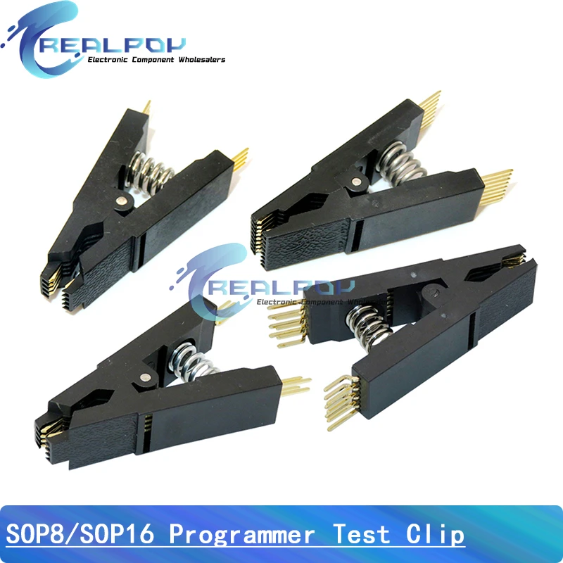 Programmer Testing Clip SOP8 SOP16 SOP SOIC 8 SOIC 16 SOIC8 SOIC16 SOIC8 DIP16 DIP 8 Pin DIP 16 Pin IC Test Clamp without cable