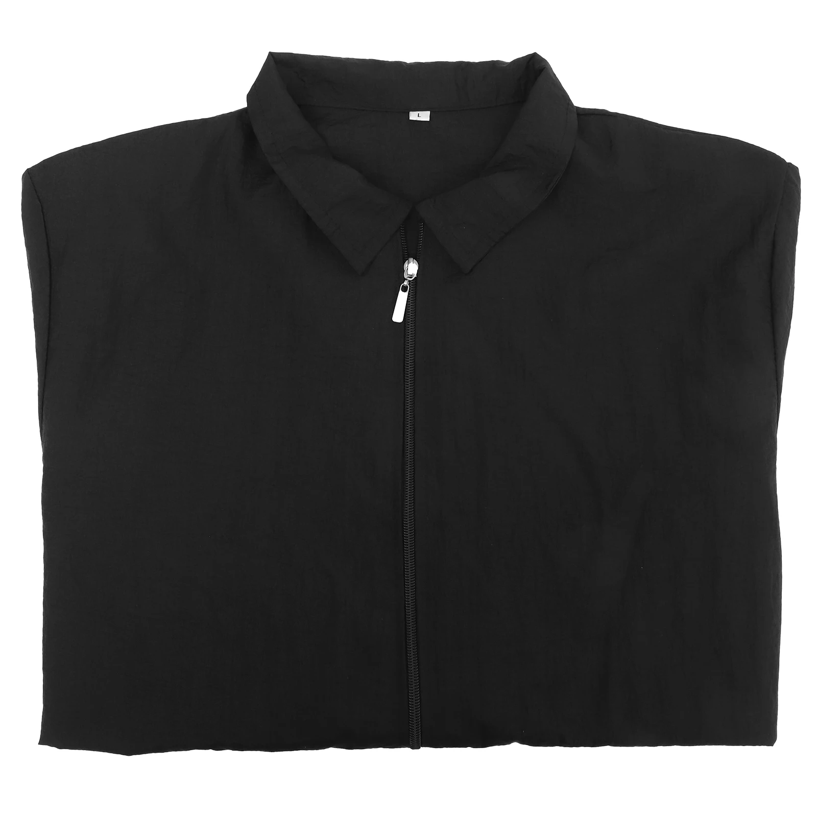 Hair Dye Clothes Black Short Sleeve Waterproof Turn-Down Collar Workwear For Man Woman Easy Clean Durable Wearable