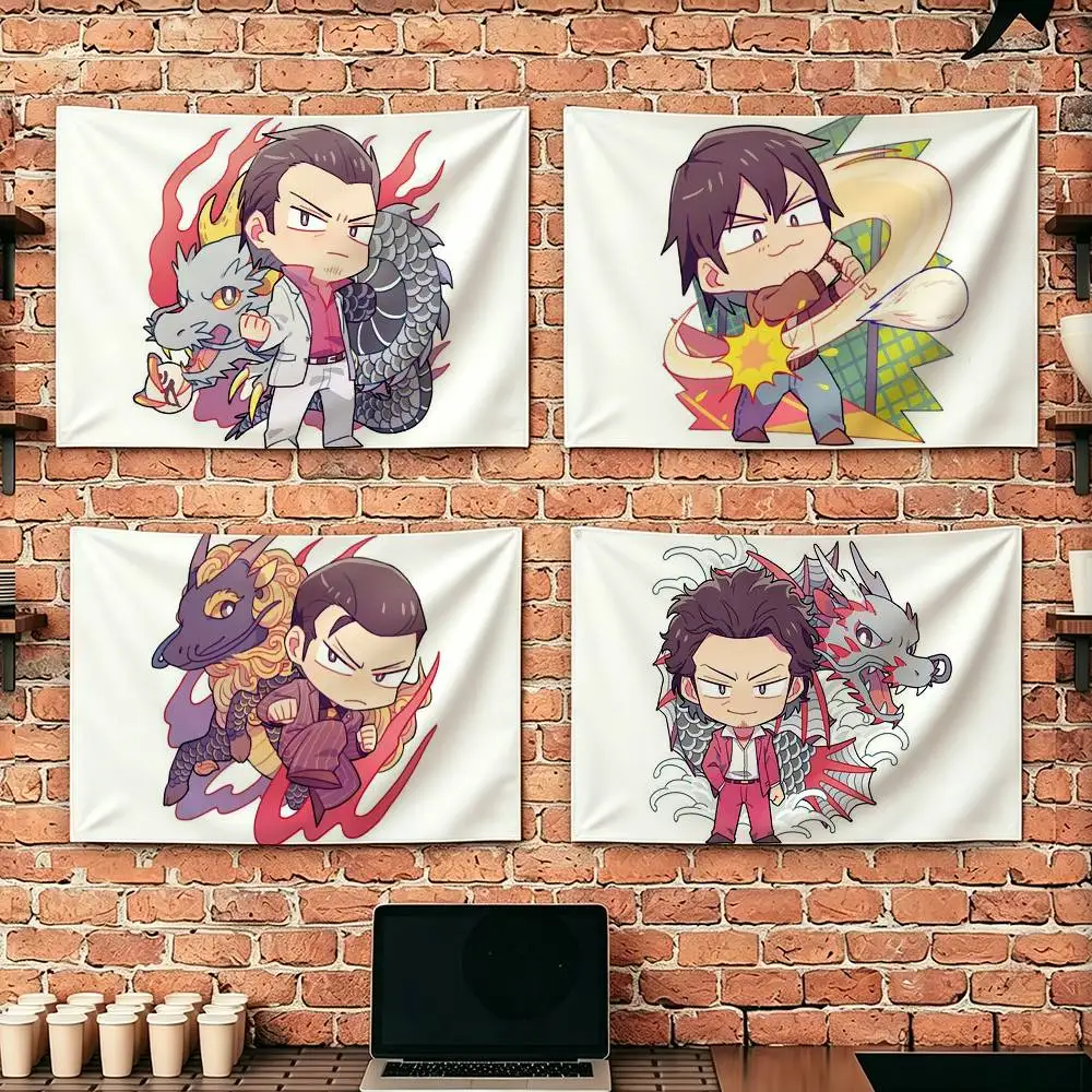 Kiryu L-Like A Dragon Yakuza  Flags Suitable For Party Club Outdoor Interior Wall Decoration Banner Fans Gift