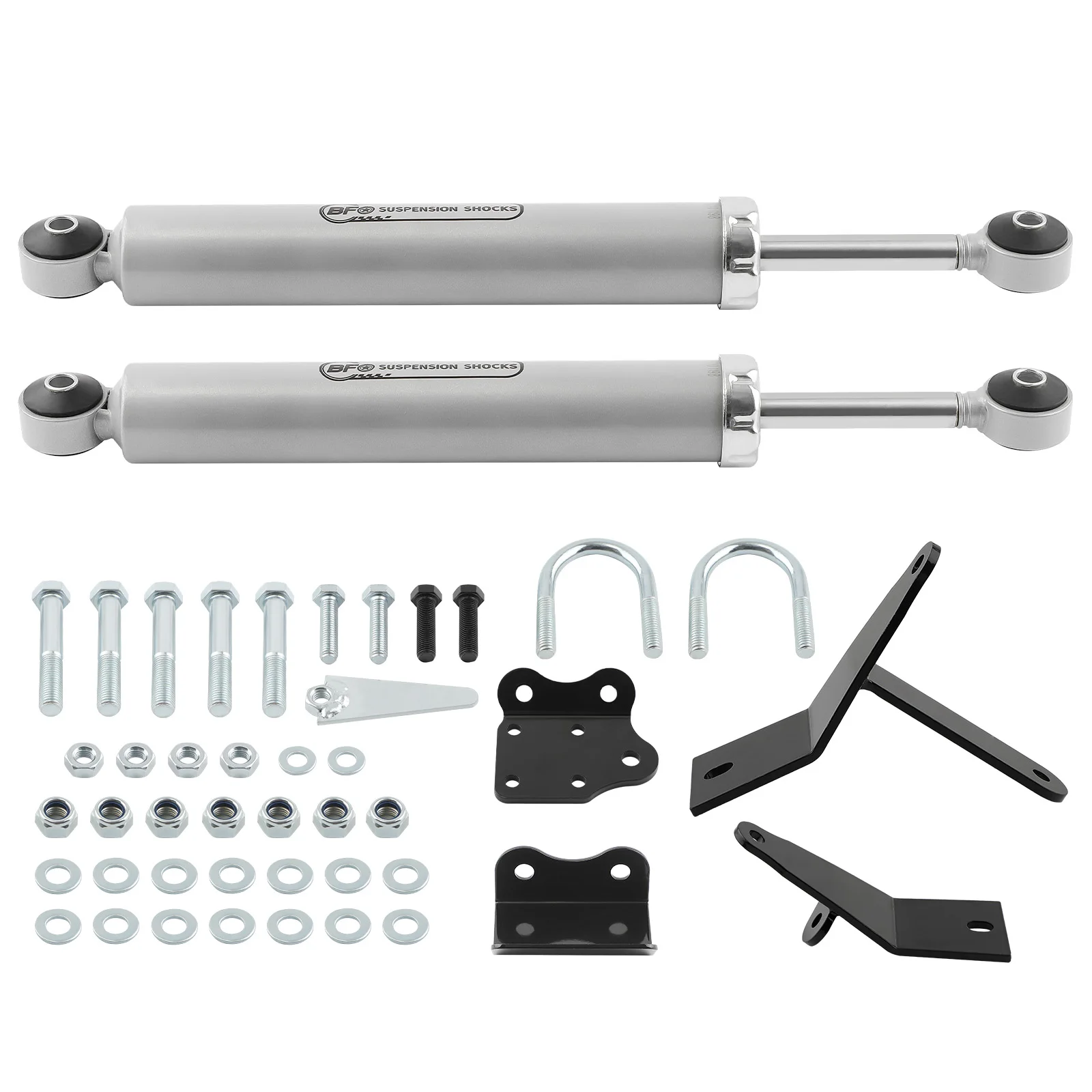 

Dual Steering Stabilizer Kit for Dodge Ram 2500 3500 2003-2012 4WD Powder coated