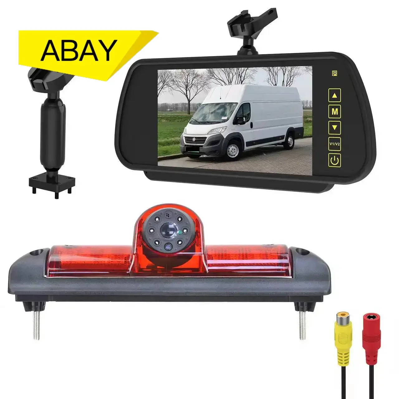 

Автомобильный стоп-сигнал, камера заднего вида, ночное видение, обратный ход для Fiat Ducato Peugeot Boxer Citroen Jumper с 7-дюймовым видом заднего вида