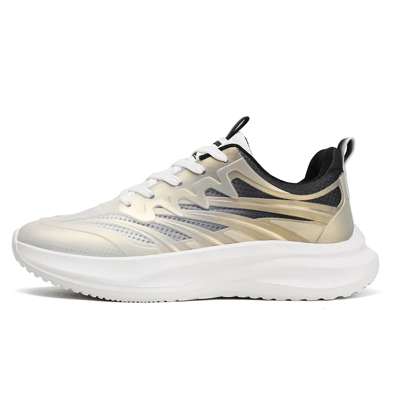 2026 New Plus Size Men's Sports Casual Shoes Size 47-48 Breathable Running Shoes Student Style Soft Sole Sweat-absorbing Footwea