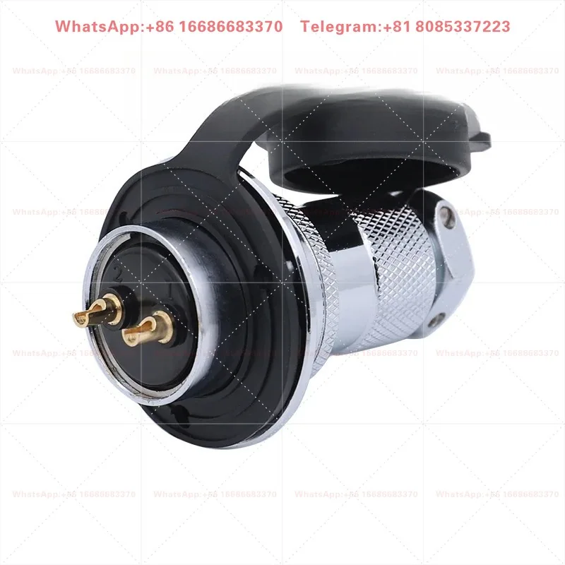 Aviation plug soc-ket DF/GX25 M25 formal 2 3 4 5 6 7 8 10 pin 12 core di-sc-shaped flange