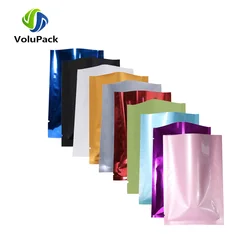 100PCS Mini Heat Sealable Mylar Bag, 5x8cm 6x9cm 7x10cm  Open Top Food  Aluminum Foil Vacuum Sealed Storag Pouc for  Business