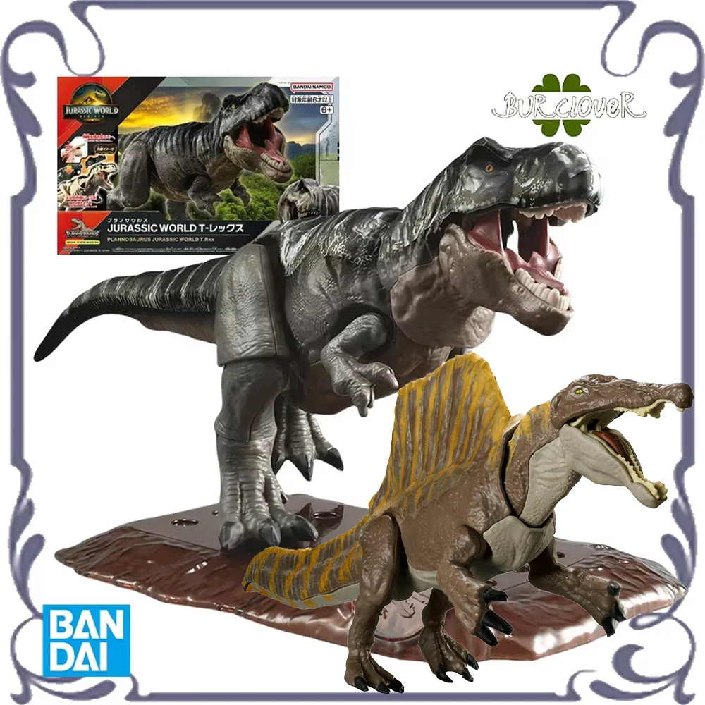 

Bandai Original Plannosaurus Series Jurassic World Rebirth T.Rex Spinosaurus Titanosaurus Assembly model Toys Gifts In Stock