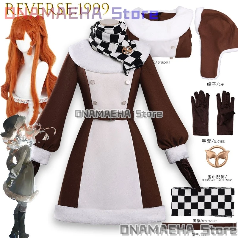 

Game Reverse:1999 Sonetto Cosplay Costume Women Gorgeou Dresss Hat Wig Party Halloween Adult Women Men Halloween Uniform Party
