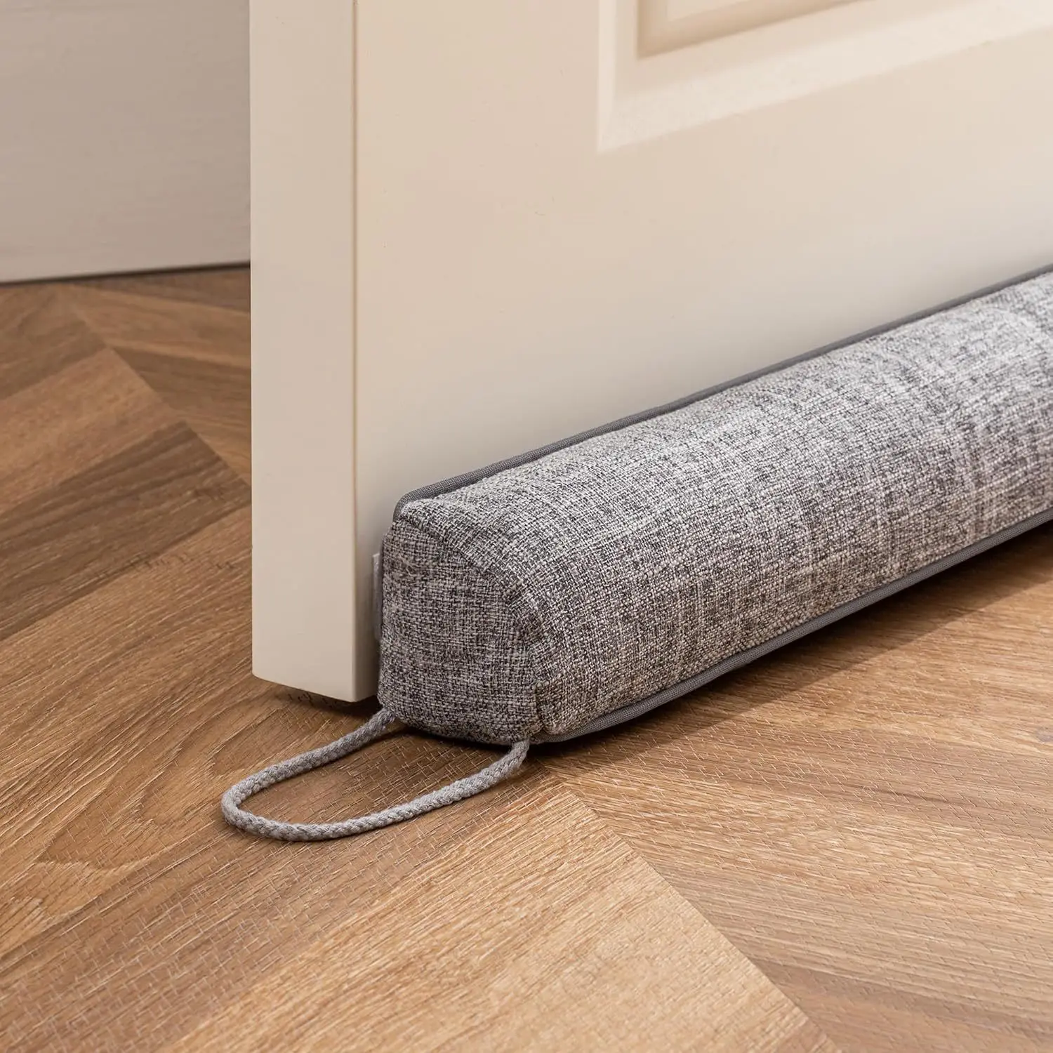 

1Pcs Under Door Draft Stopper 92cm Heavy Triangular Duty Door Draft Blocker with Hanging Loops for Under Door Noise Blocker