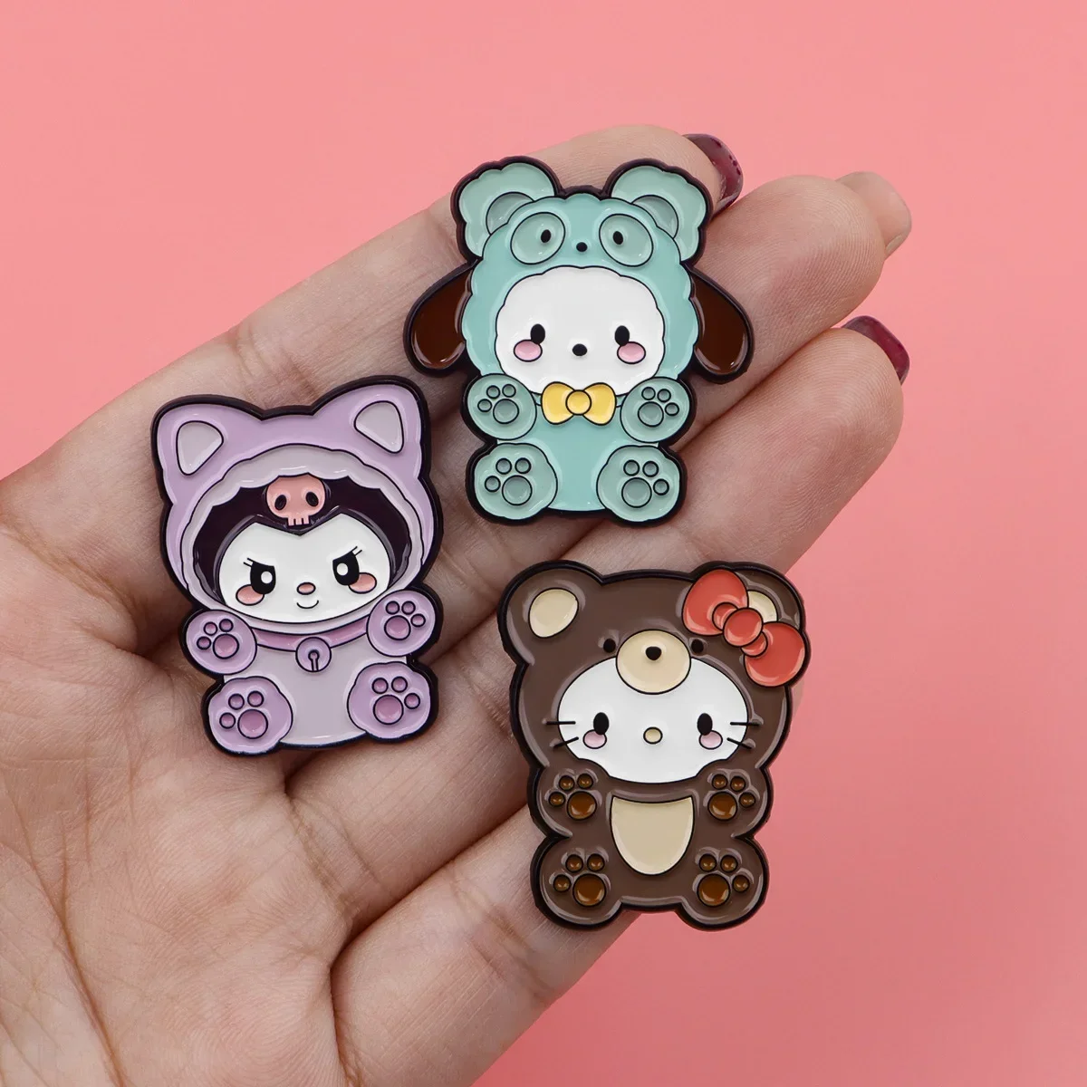 

Rabbit Cat Cartoon Brooch Badge Clothing Backpack Jewelry Accessories Pin Alloy Badge