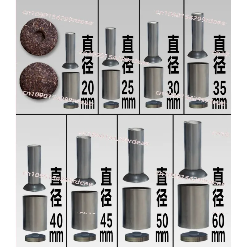 

304 Stainless Steel 30mm Pre Press Mold Loading 7g Materials Works with 2" Filter Bags Tubes