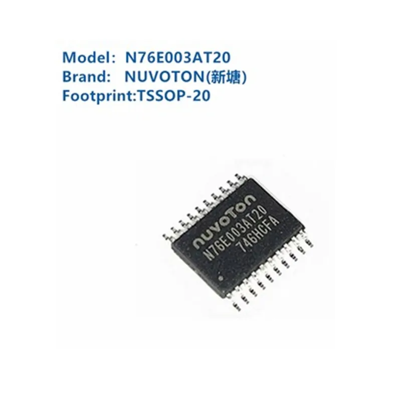 1pcs N76E003AT20 TSSOP-20 NUVOTON Xintang MCU