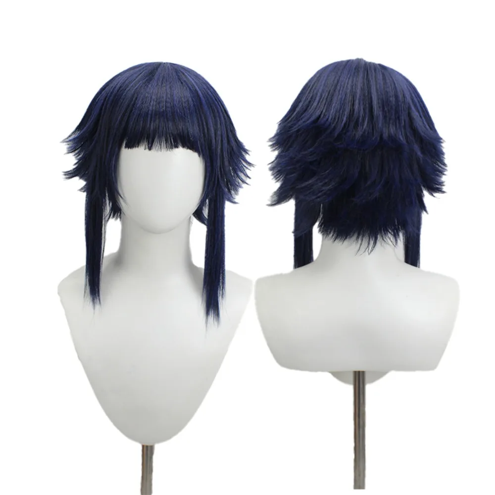 

Hyuga Hinata Young Version Cosplay Wig Corn Stub Blue Hair