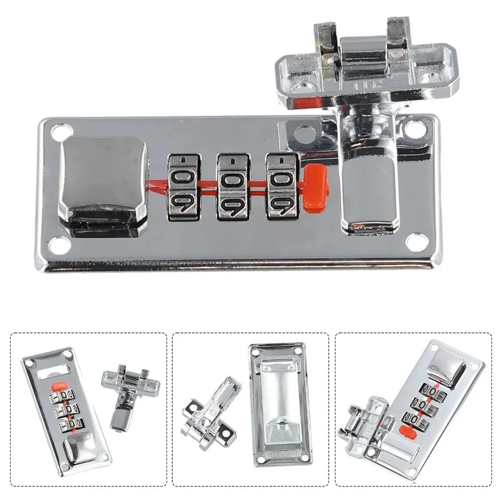 Home Hardware Accessories 65 X 29mm Combination Lock Keyless Multi Purpose Password Lock Latch Fixed Lock Suitcase
