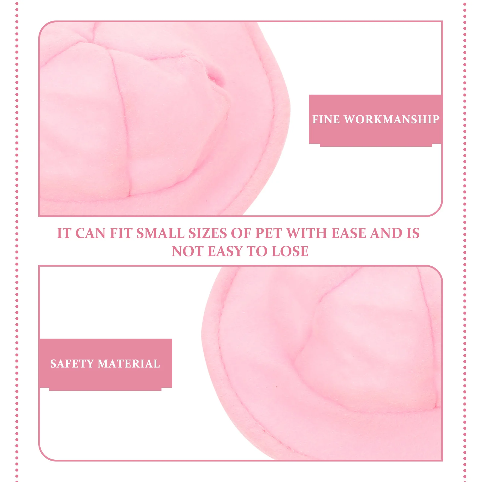 

1Set Bunny Clothes Decorative Pet Costume Hat and Bag Small Rabbit Accessories Bunny Supplies for Cute Pet Clothes and Party