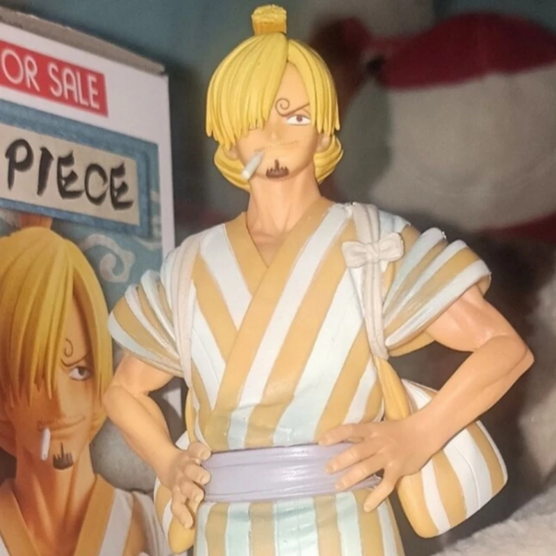

Genuine Bandai One Piece Dxf Wano Kuni Sanji Prize Figure Pvc Collectible Model Toy Fans Gift