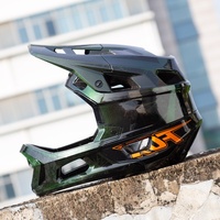 BATFOX Full Face Bicycle Helmet Jungle Down Sprint Helmet Motorcycle CE/EN1078 Certified Safety Helmet for Adults Men and Women