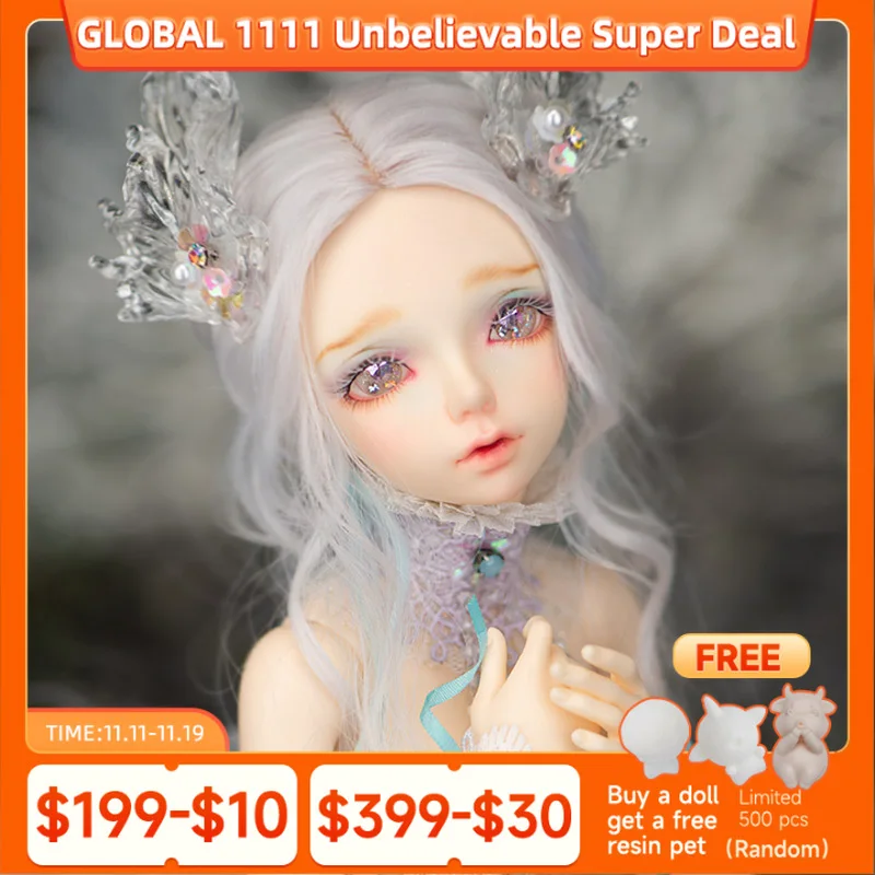 

Fairyland Minifee Carol Doll BJD 1/4 Fashion Cuddly Dolls Resin Figure Toys For Girls Best Gift Doll Chateau