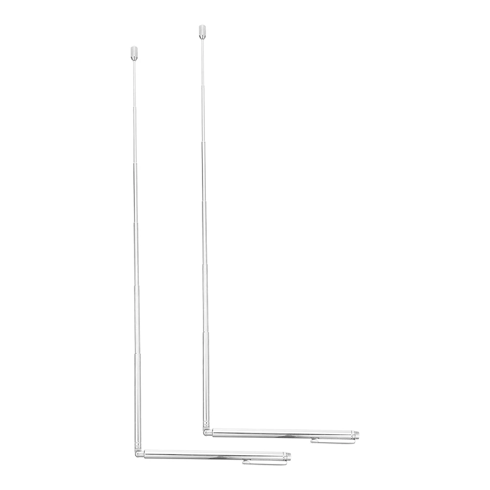 

2pcs Stainless Steel Dowsing Portable Outdoor Tool Long Divining Rods For Water Detection Probe Rods Metal Detection Tools