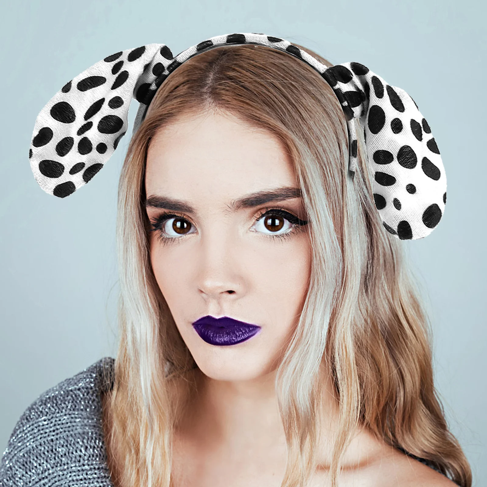 3세트 귀 머리띠 후프 나비넥타이 꼬리 할로윈 의상 액세서리 세트 파티용 할로윈 후프