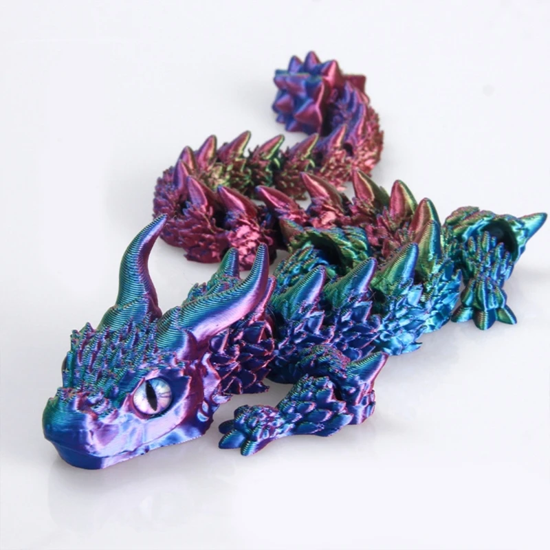 لعبة Dragon Dragon المطبوعة ثلاثية الأبعاد المتقدمة وممتعة لأدوات تخفيف الإجهاد