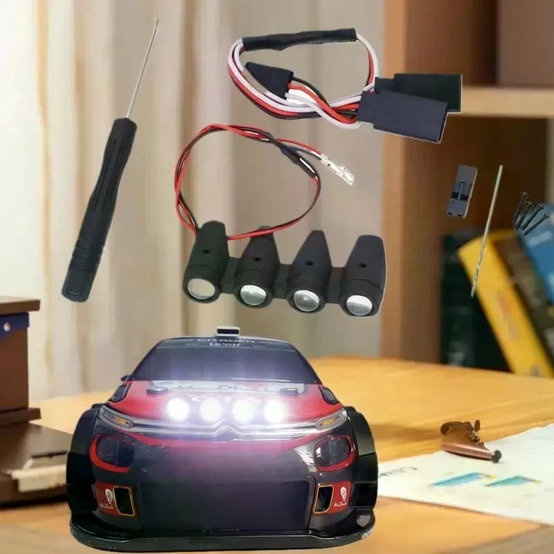 محاكاة قارب ضوء الأضواء ملحق ل 1/14 mjxrc 14303 HYPER GO MJX RC سرعة السيارة #4