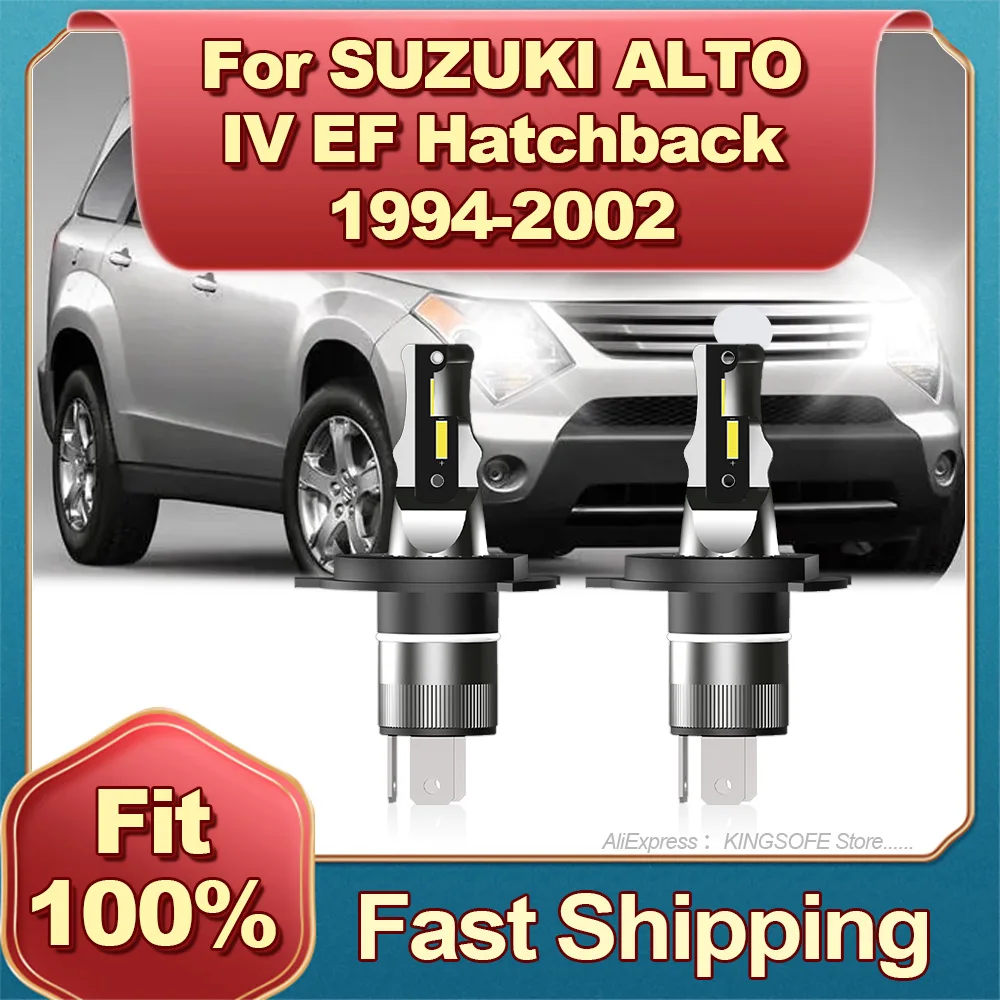 

LED Car Headlight H4 130W Auto Lamp Plug and Play For SUZUKI ALTO IV EF Hatchback 1994 1995 1996 1997 1998 1999 2000 2001 2002