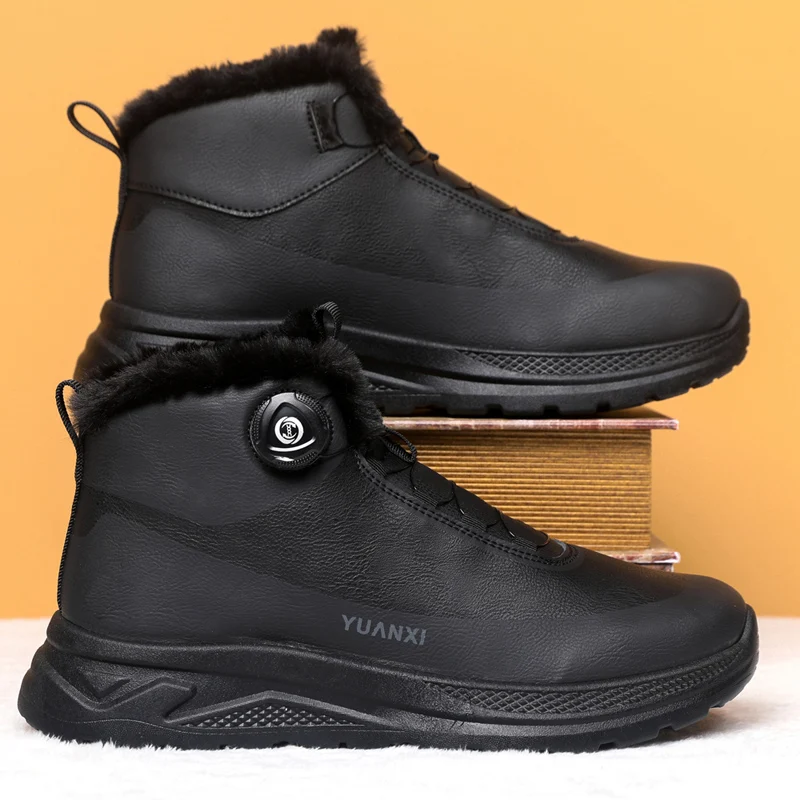 

Мужская зимняя повседневная удобная спортивная обувь на мягкой подошве, утолщенные хлопковые кроссовки, нескользящие уличные кроссовки на мягкой подошве