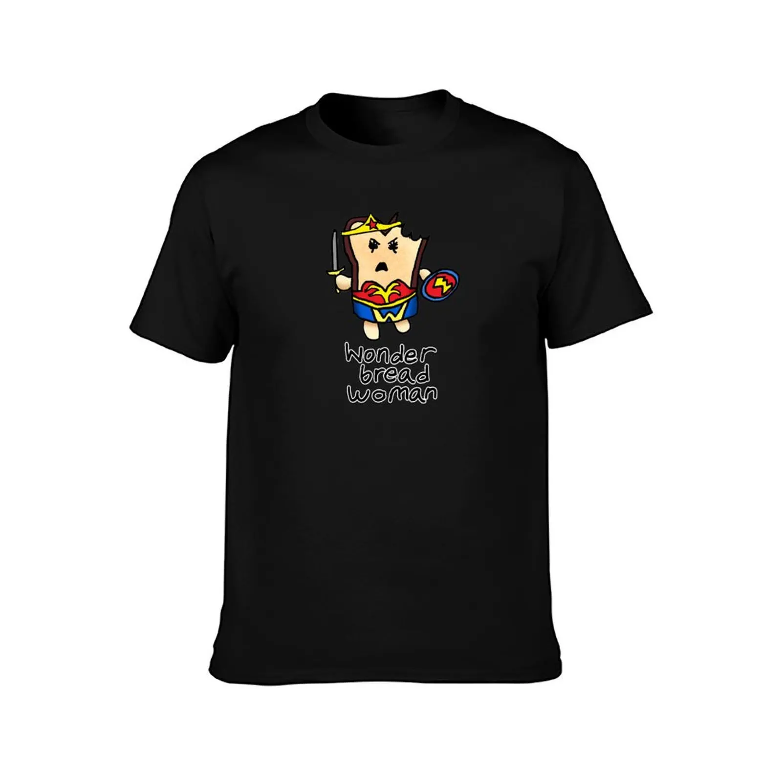 Jackson Fox: Bread Woman! (Black Type on Light) T-Shirt Casual All Match Tee Shirt for Men