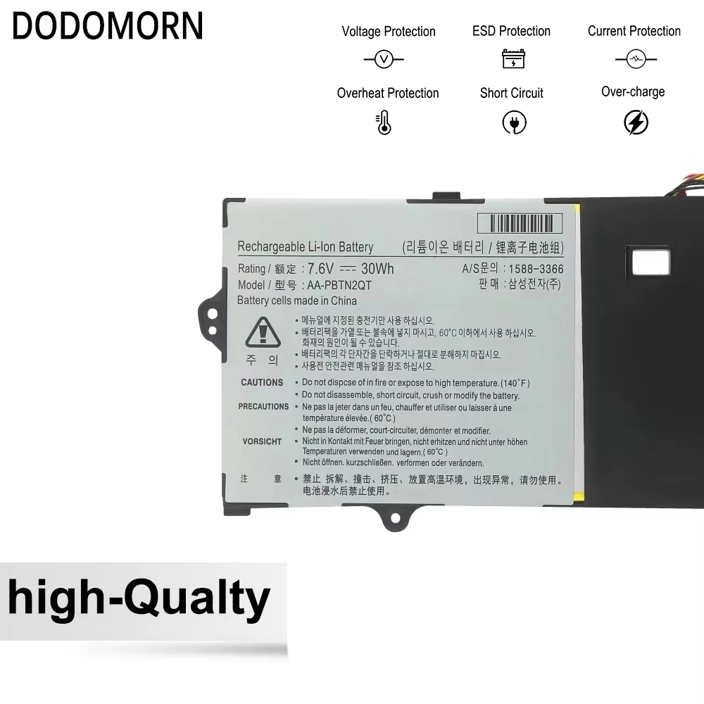 High Quality AA-PBTN2QT Laptop Battery For Samsung Notebook 9 NP900X3N NP900X3NI NT900X3N NT900X3Y NT900X5N
