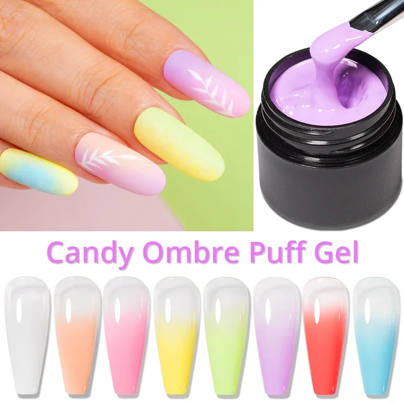 Bonbonfarben Malerei Gel Nagellack Nail Art Ombre Gradient Drawing 5ML Soak Off UV Semi-permanente Nagellack für Maniküre