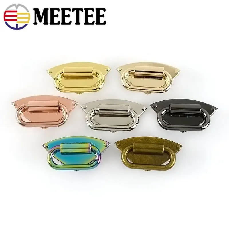 4/10/20Pcs Women Bag Handle Decorative Buckles Fashion Handbag Strap Connector Hook Clasp Hardware Hang Metal Buckle Accessories