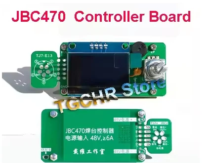 용접 스테이션 컨트롤러 보드, 백색 조명 T12, T20,JBC245 와 호환 가능, 48V 고출력, JBC470