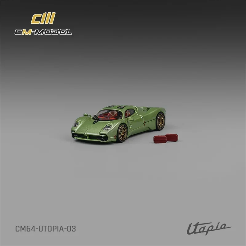 CM MODEL 1:64 Pagani Utopia (Metallic green)  Diecast Model Car