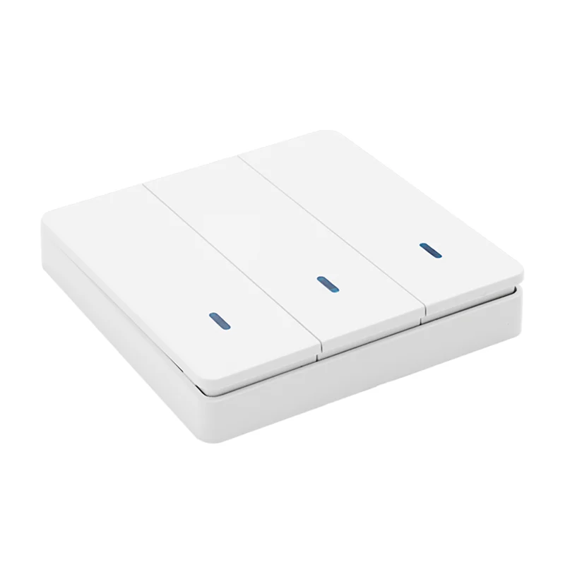 ABKQ-interruptor de luz inteligente sem fio RF 433Mhz Controle de iluminação Interruptor inteligente AC 90-250V 10A Módulo (2 W e 6 C e 2 RC)