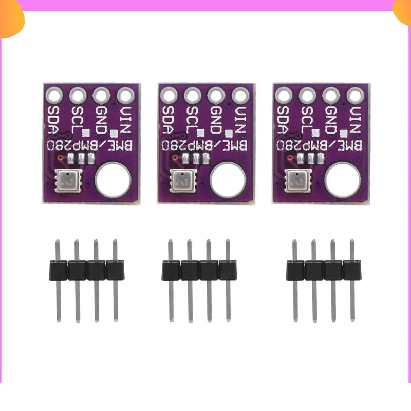 

A23P 3PCS BME280 5V Digital Sensor Temperature Humidity Barometric Pressure Sensor Module I2C SPI BME280 Sensor Module