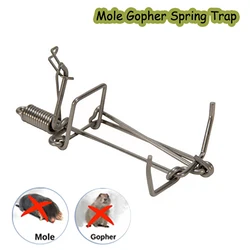 Outdoor Primavera Kill Trap, Aço inoxidável Mole e Gopher Coil Catcher