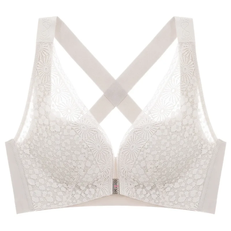 حمالة صدر كبيرة الحجم للنساء ملابس داخلية مثيرة ساخنة ملابس داخلية نسائية بدون أسلاك حمالات صدر بدون خياطة حمالة صدر دانتيل علوية للنساء Bralette De Mujer