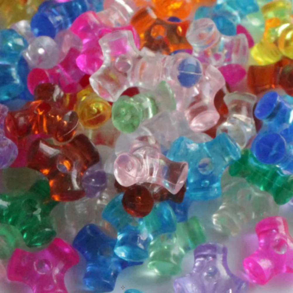 1000Pcs Plastic Loose Beads Kits DIY Kids Jewelry Making Craft Necklace Bracelet Multicolor Beads Set Bead Kids Set