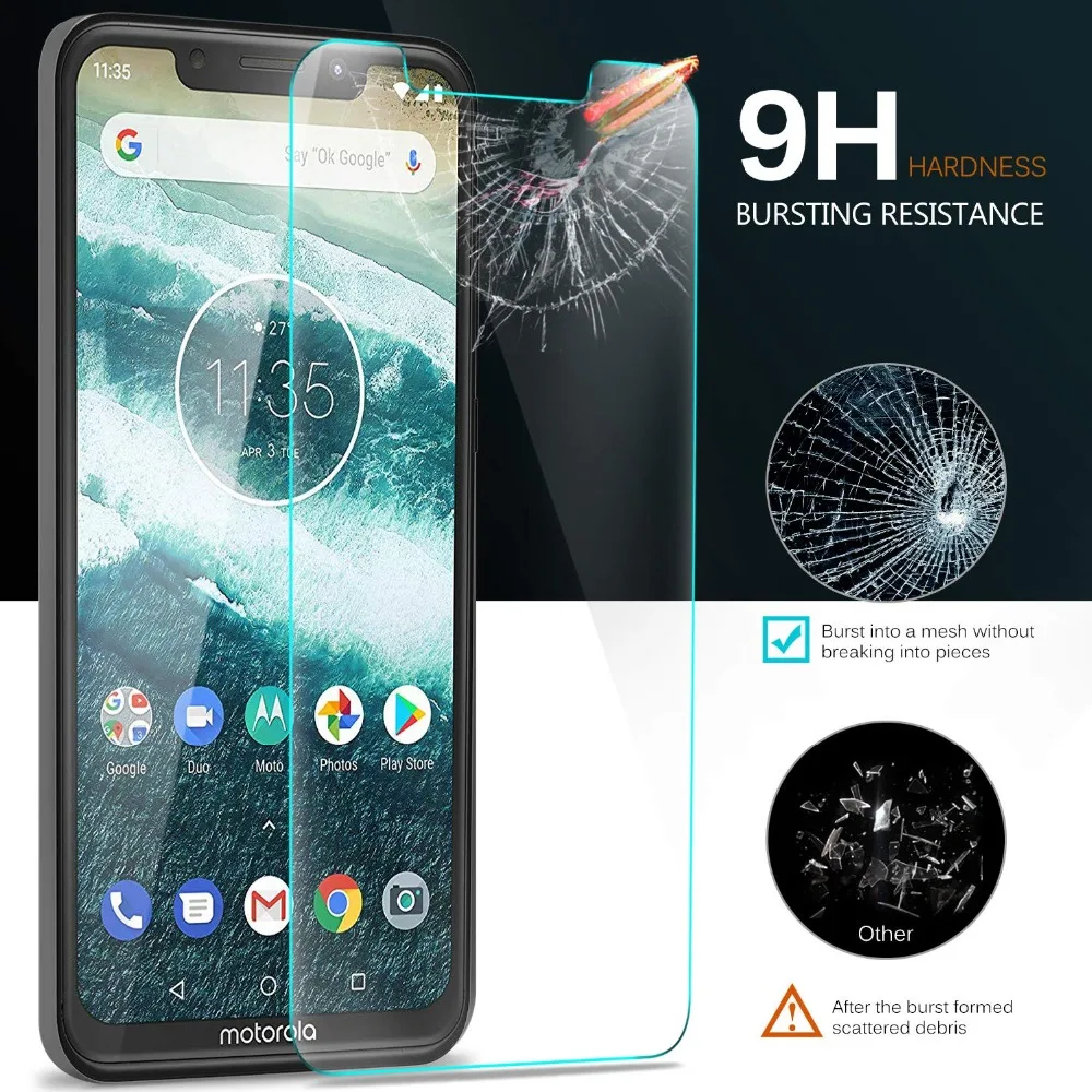 9H Tempered Glass For Motorola Moto One P30 Play Protective Film Screen Protector For Moto One Power P30 note Protective Film