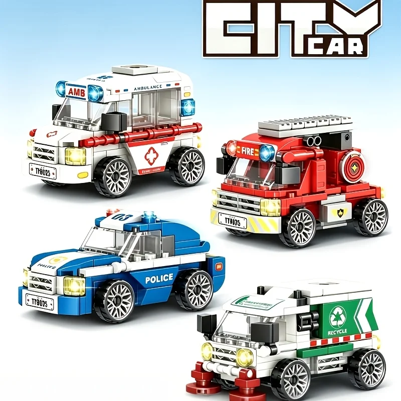 1 Random Style Building Block, Creative Vehicle Assembly Building Blocks, Exquisite Design, Rich and Diverse Color Scheme, Full of Details, Enhances Hands-On Ability and Spatial Imagination. After Assembly, It Can Be Used as a Delicate Desktop Ornament, Placed on Desks, Display Cabinets, and Home Decor, Creating a Rich Atmosphere. Suitable for Car Model Enthusiasts to Collect and Play With, and Is an Ideal Gift Choice.