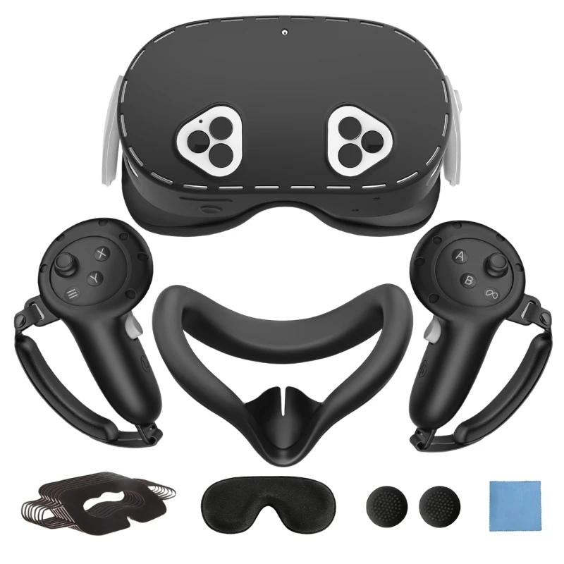 7-teiliges Virtual-Reality-Zubehörset aus Silikon für mehr Sicherheit und Spielspaß 55KC – Detail 1