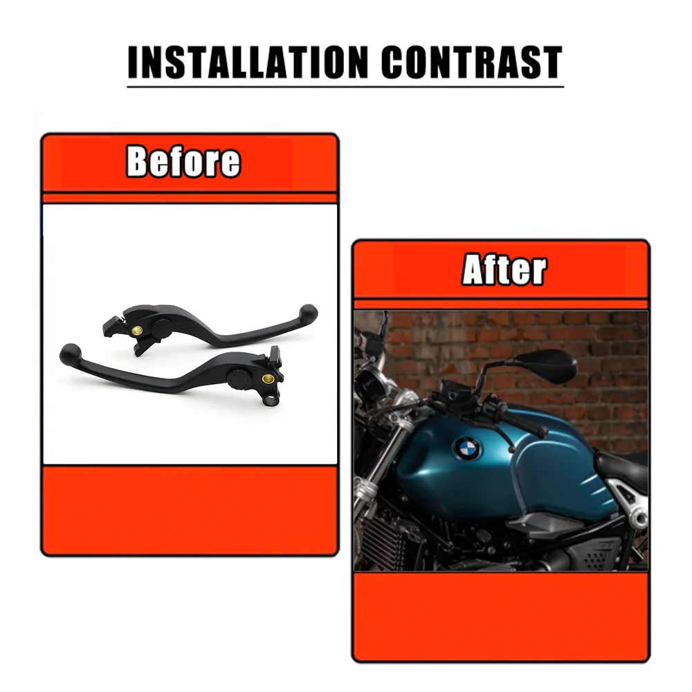 For BMW Latte Climber R NINE T R12/R12 NINE T Brake Horn Clutch Handlebar Lever Control The Handbrake Sensitive and Stable
