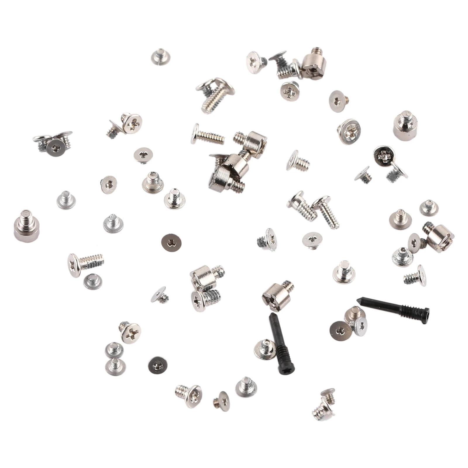 For iPhone 12 Complete Set Screws and Bolts Replacement Repair Parts (Random Color Delivery)