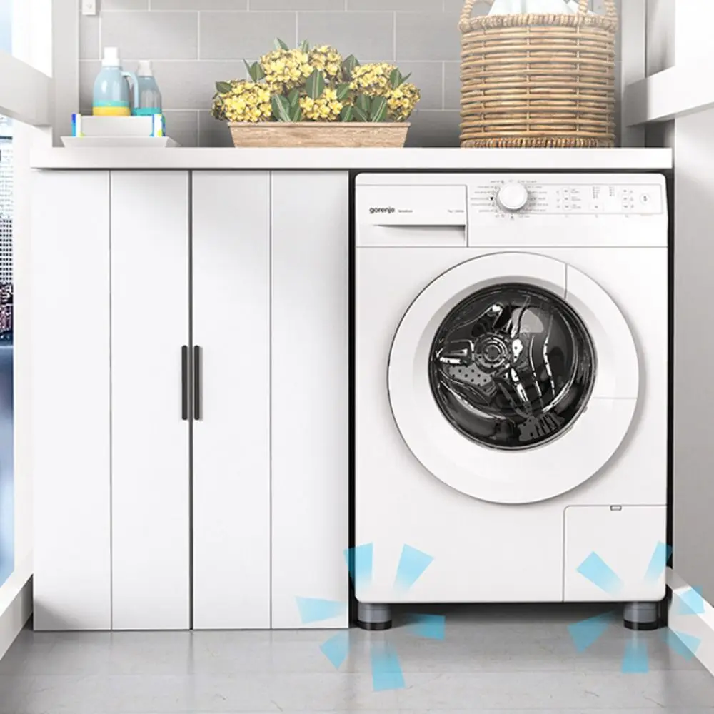 New Adjustable Bed Risers Heavy Duty Plastic Bed Frame Risers Round Furniture Raise Blocks