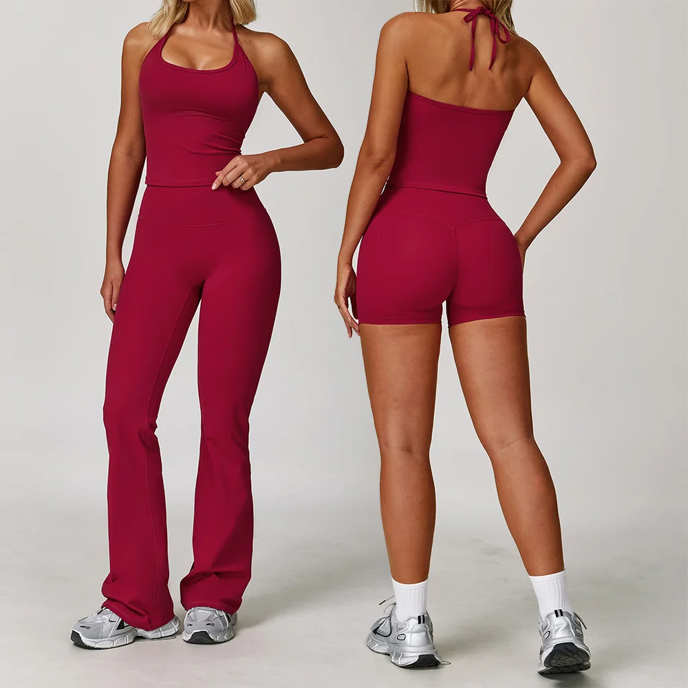 Yoga Clothes Set 2PCS Gym Sports Shorts Set Women Sport Bra High Waist Shorts Fitness Suit Running Workout Tracksuit Sportswear