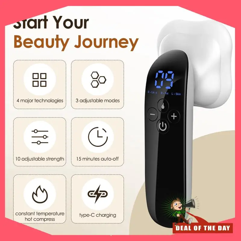 Dispositivo per massaggio e modellare il corpo con consegna in 24 ore. Modellamento del corpo e sollevamento del sedere per la scultura del corpo senza fili del braccio della vita della pancia