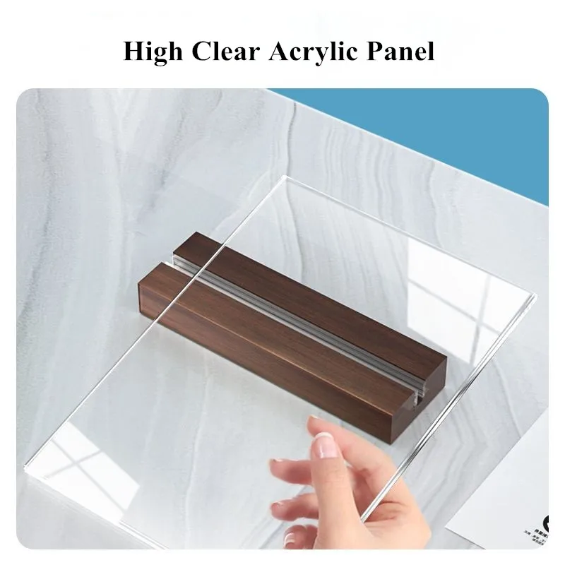 5 Pieces A6 10x15cm Acrylic Sign Holder Display Stand Price Label Tags Menu Paper Flyer Holder Photo Picture Poster Frame
